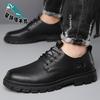 Men's leather shoes Men's casual leather shoes Comfortable and breathable men's shoes Work shoes Tooling shoes Rain shoes