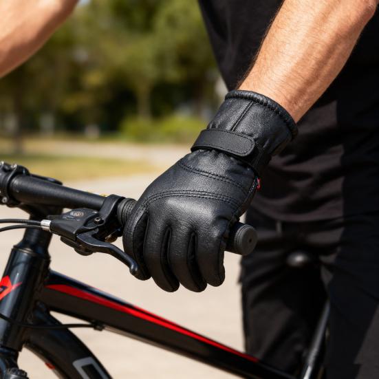 1 Pereche Mănuși Termice de Călărie Impermeabile Rezistente la Vânt Mănuși cu Ecran Tactil Lână Termică Alergare Schi Muncă Mănuși Motocicletă pentru Vreme Rece