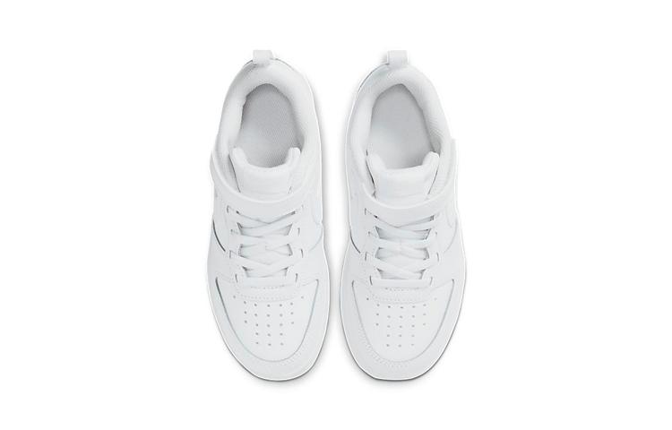 Nike Court Borough Low 2 Triple White PS BQ5451-100