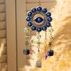 Cross-border Evil Eye Handmade Stone Bell Blue-Eye Wind Chime Pendant Car Hanging Ornament Gift