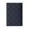 Gucci GG Supreme Passport Holder with Ceramic Effect Leather Card Holder Women's Dark Blue