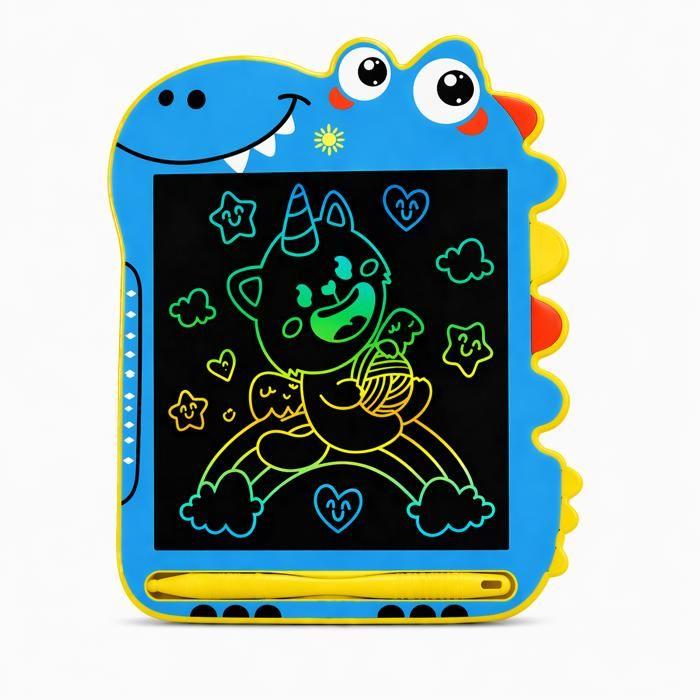 Ardoise magique - LE BAZAR DE GAËLLE 34 - Dinosaure - Écran 8,5 pouces - Sans lumière bleue - Effacement 1 clic