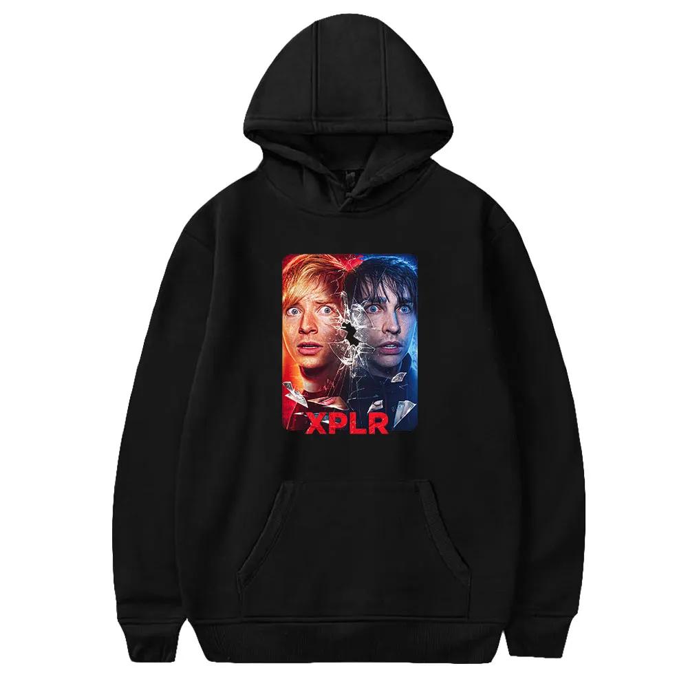 

XPLR Scream толстовка Sam and Colby Merch унисекс с длинным рукавом женская толстовка с капюшоном унисекс 2023 повседневный стиль модная одежда