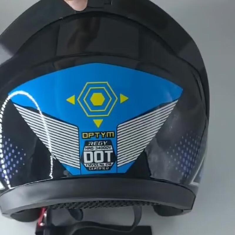 Lishi Winter Motorcycle Helmet with LED Taillight