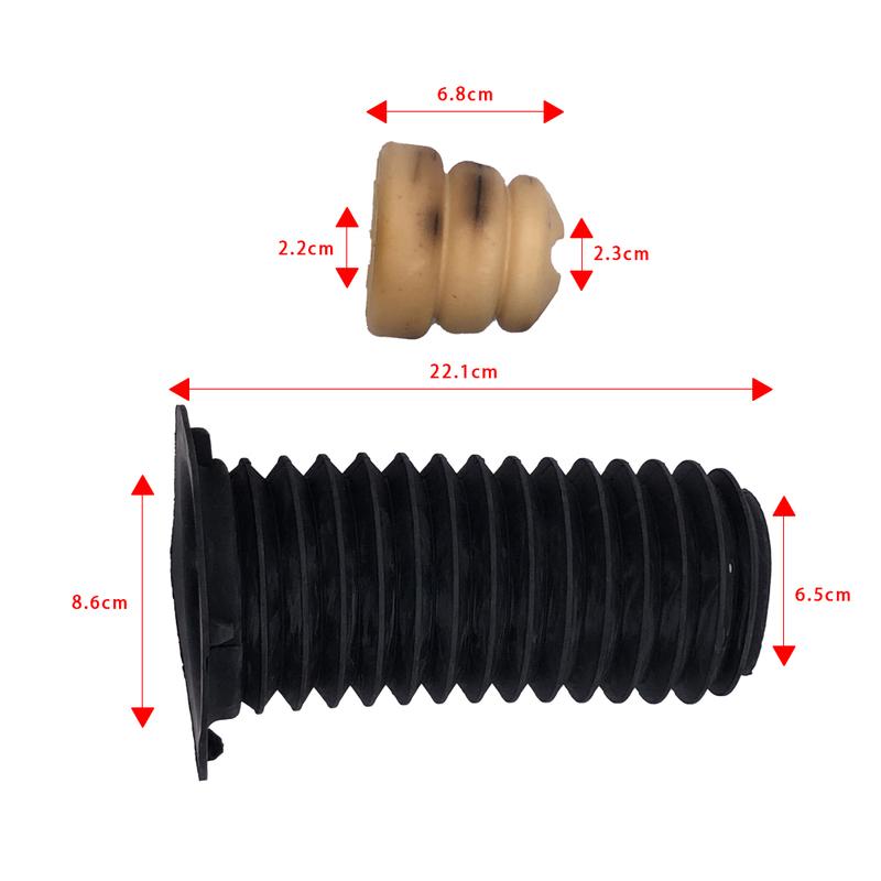 Car Front Shock Absorber Buffer Rubber Boot Set Dust Cover For Mini Mini One F56 2013- 1.2 T Auto Spare Suspension Chassis