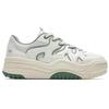 Anta Wave Simple Fashion Slip Resistant Shock Absorbing Durable Low Top Sneakers Women Sneakers Ivory-White Moss-Green 922538003-1