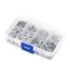 Wire Crimping Set 600pcs Ferrule Crimp Cord Pin End Terminal Connector Crimp Terminals Butt Connectors with Storage Box