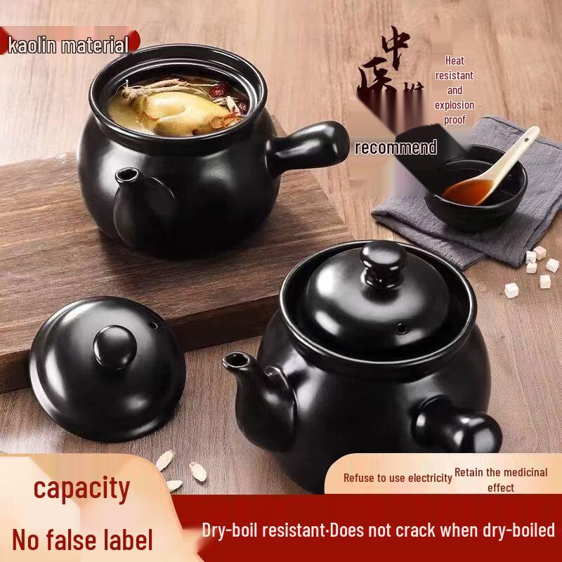 Керамический традиционный китайский котелок для отваров