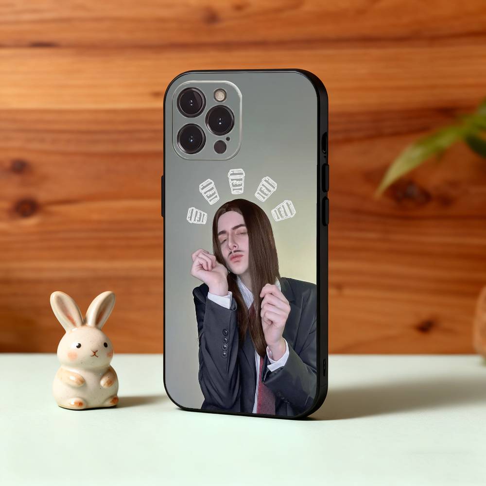 

Эстония Т-Томми Кэш Чехол для телефона для iPhone17,16,15,14,13,12,Plus,Pro Max, 5G Другие Мягкий Черный Чехол iPhone14Pro