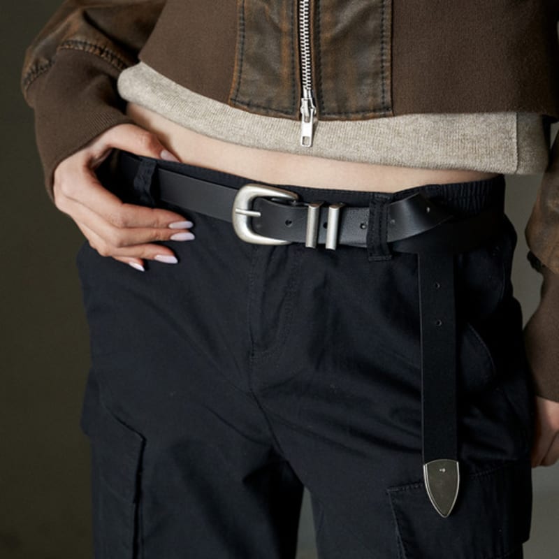 

SPERONE Круглый Двойной Ремень Женский (черный) FREE