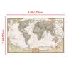 The Vintage World Map,Painting Retro Decorative Hanging Picture Wall Art Poster, School Supplies Home Decor,Travel Supplies