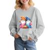 Children's Fashion Loose-fitting Casual Halloween Long-sleeved Printed Round Neck Sweatshirt