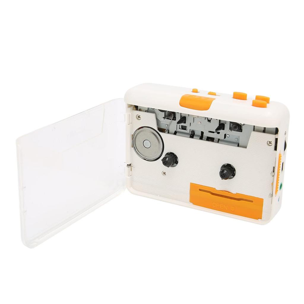 USB Cassette to MP3 Cassette Player Portable Music Tape Player to Digital Converter via Tape to MP3 Converter with Earphones Converter, USB,