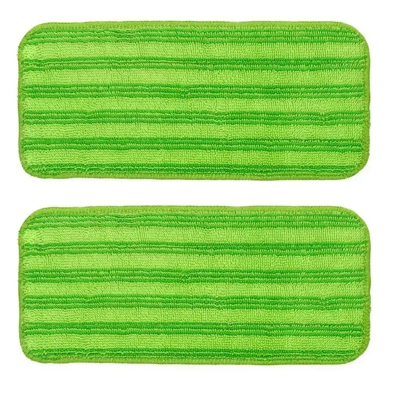 

Reusable Microfiber Mop Pads for Swiffer Wet Jet, Wet and Dry Pad, Household Dust Cloth, Cleaning Accessories, 2Pcs 2pcs зелёный