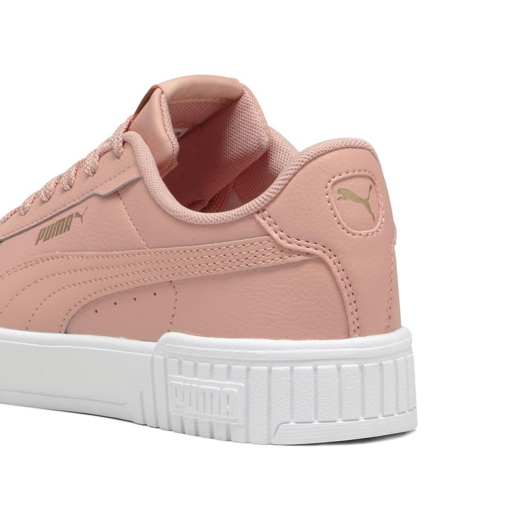 Puma Carina Platform 2024 Poppy PUMA Beyaz 2.0 Spor Ayakkabı, 385849, İlkbahar/Yaz Renkleri Pembe/Puma Altın/Mat, Altın/Puma (17)