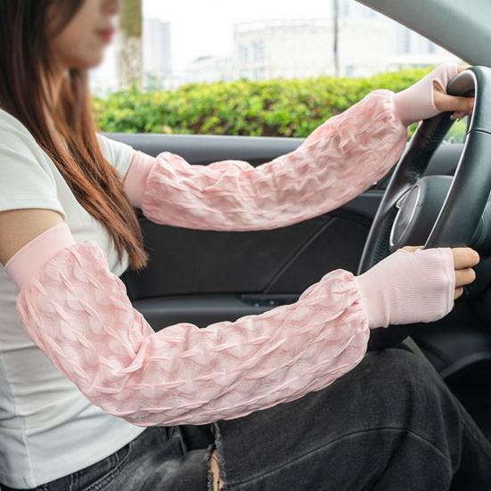 Arm Sleeve for Men Women UV Sun Protection Long Gloves