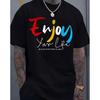 Unisexs Trendy Crew Neck Tshirt Versatile Shortsleeved Travel Summer Beach Running Training Export Style Shirt Of The Year