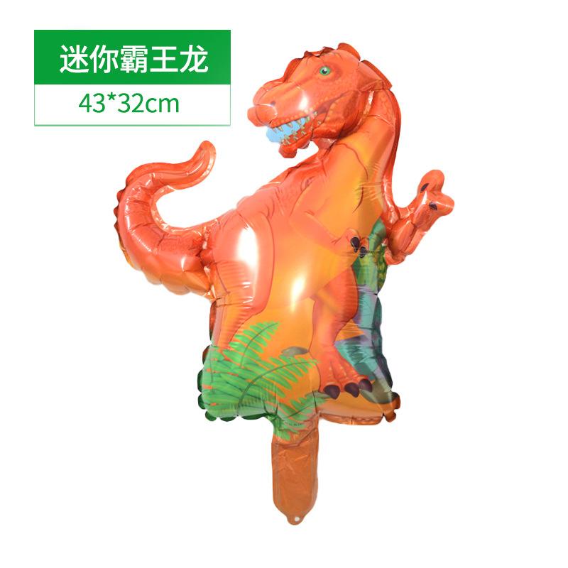 

Динозавр Воздушный шар Украшение для вечеринки День рождения Композиция Алюминиевая фольга Воздушный шар Пирозавр Тираннозавр Рекс Трицератопс Mini Tyrannosaurus Rex