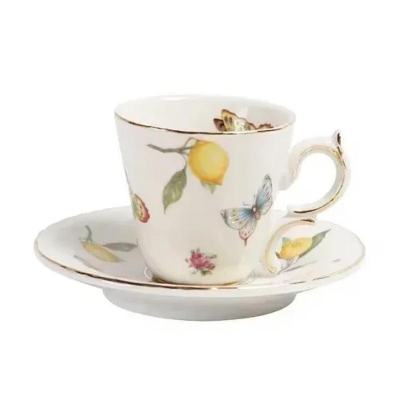 Assiette Questeak En Céramique À Motif De Citron Européen, Bol, Fruits, Bonbons, Dim Sum, Cuisine Occidentale, Plats