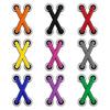 3D Realistic Shoelace Car Sticker Waterproof Sunproof Decals with Strong Adhesive for Scratch Cover for Cars Motorcycles