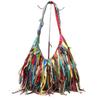 Genuine Leather Women's Bag Tassel Snake Pattern Casual Single-shoulder Bag