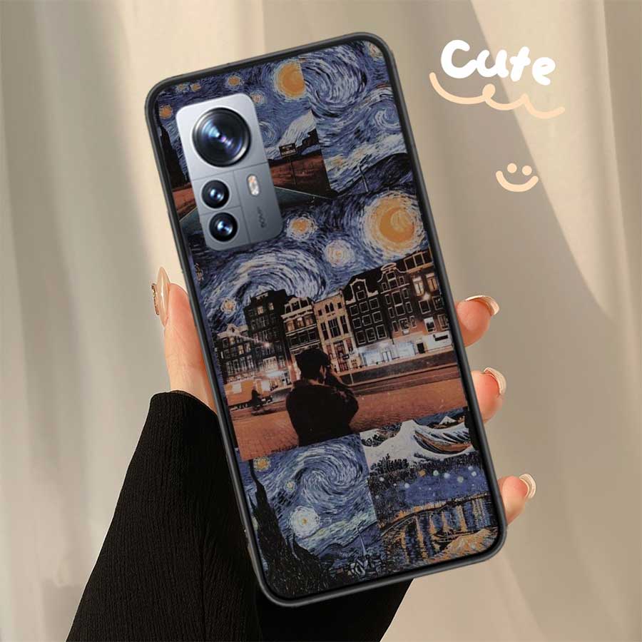 Van Gogh Oil Painting Art Phone Case For Xiaomi Mi 13 12 11T 10T 12T Pro 12X 11i 11 Ultra 10 Lite 5G 9 8 6X 5X A1 A2 Cover Capa