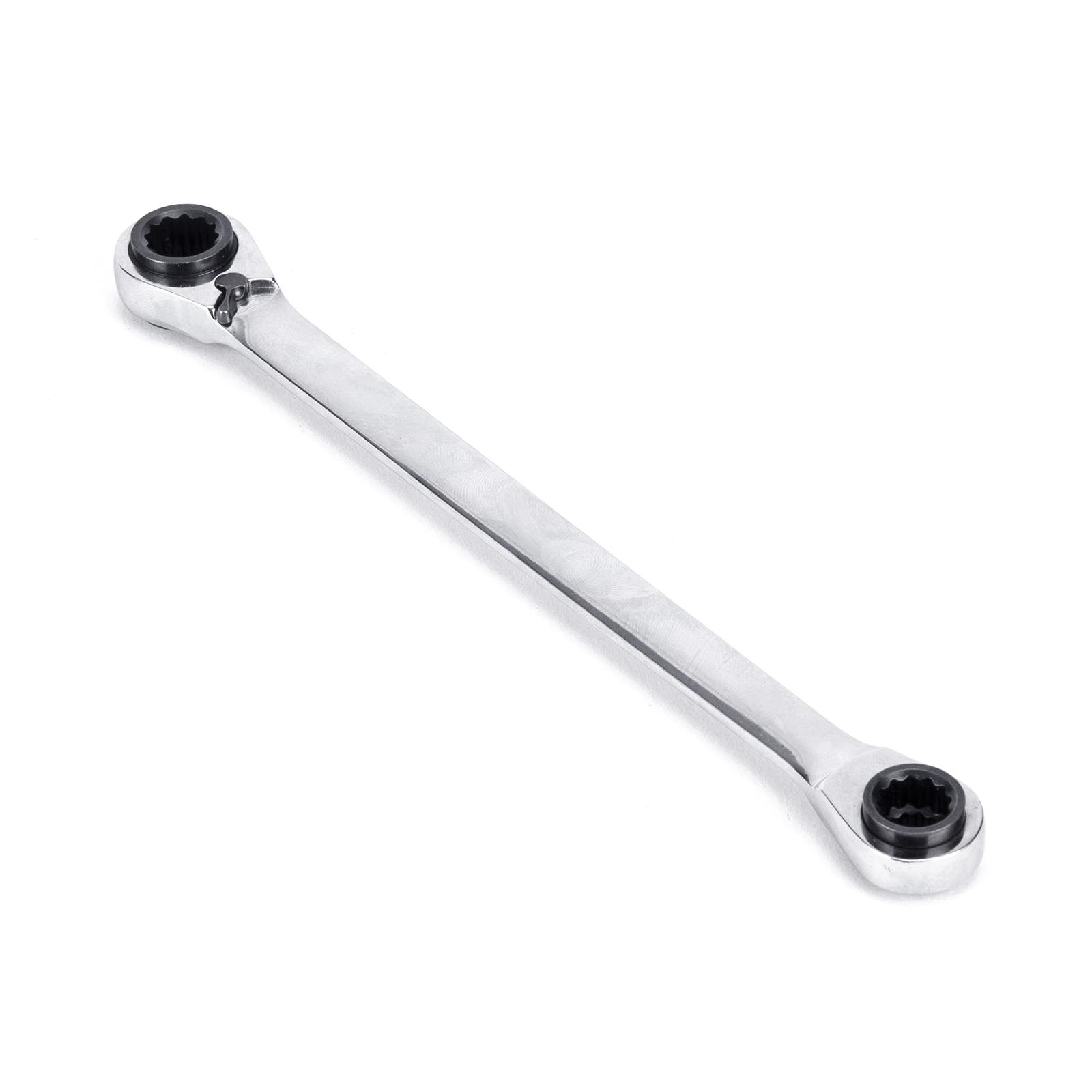 

4 в 1 гаечный ключ с храповым механизмом из хром-ванадиевой стали, двойной двойной храповой ключ для инструментов для мастерской 8-13 мм/10-19 мм/16-19 мм C