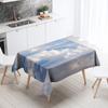 Natural World Scenery Tablecloth Landscape  Anti-Stain Waterproof Rectangular  Kitchen Table Home Decor