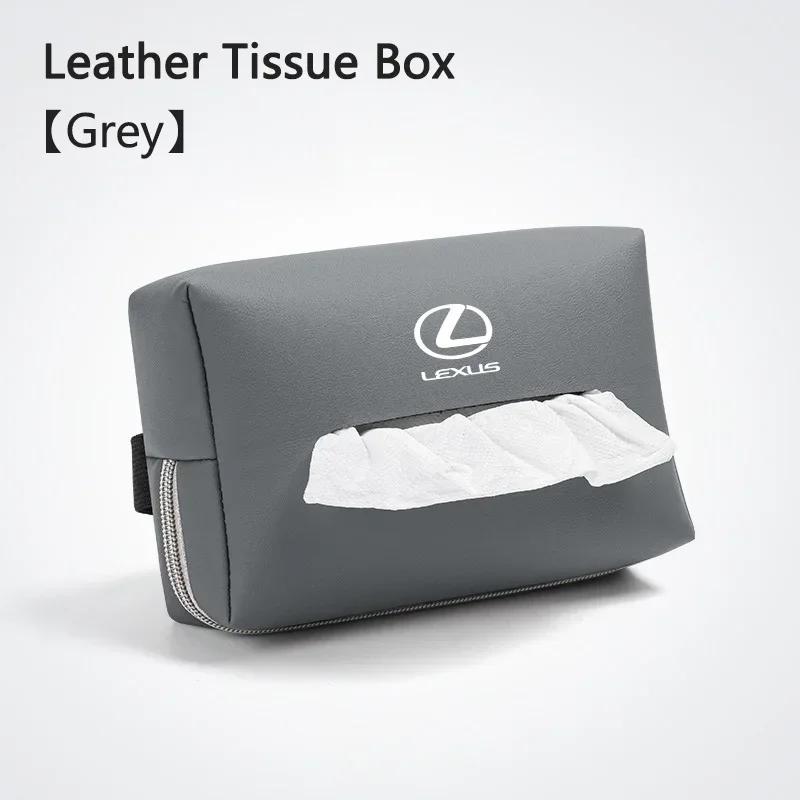 Car Tissue Organizer Bag Paper Towel Storage Box for Lexus LS LC RZ IS350 ES300 GS350 CT200h GX460 LX570 RX500h NX30 Accessories