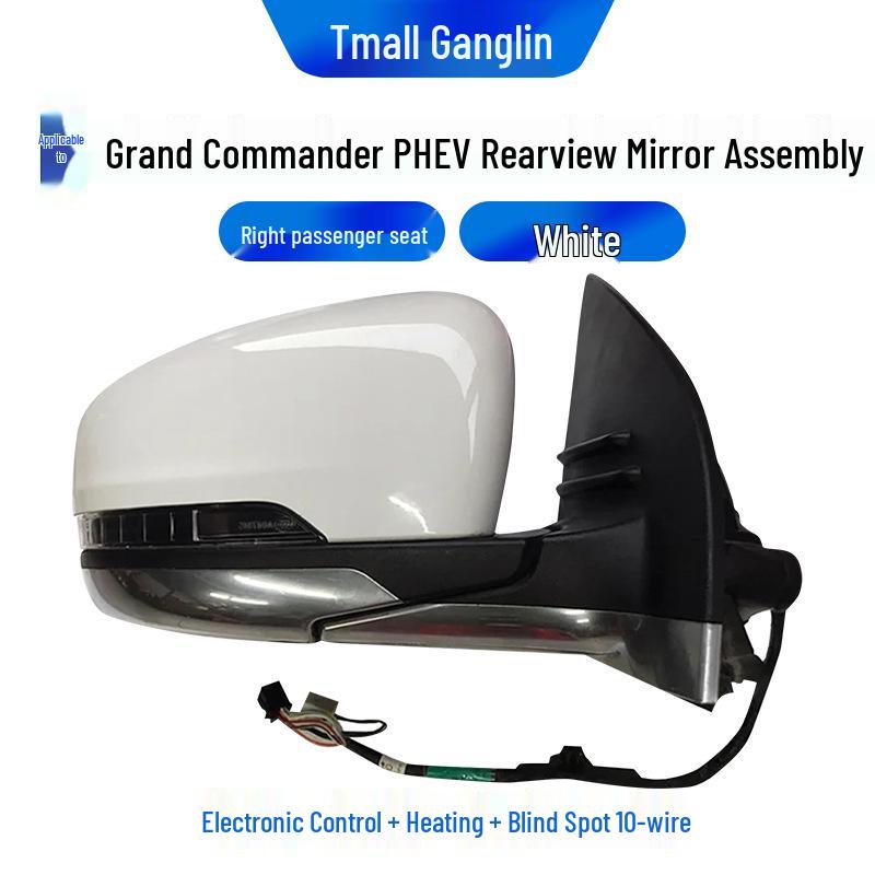 Hodí se pro JEEP Grand Commander 18-22 Sestava zpětného zrcátka, Levé a pravé boční zpětné zrcátko Zrcátko