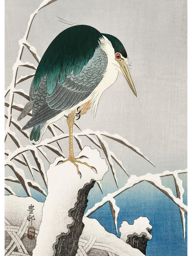 Japan Artist Ohara Koson Classic Artwork Poster Canvas Painting Monkey Goose Flower Birds Wall Art For Living Room Home Decor