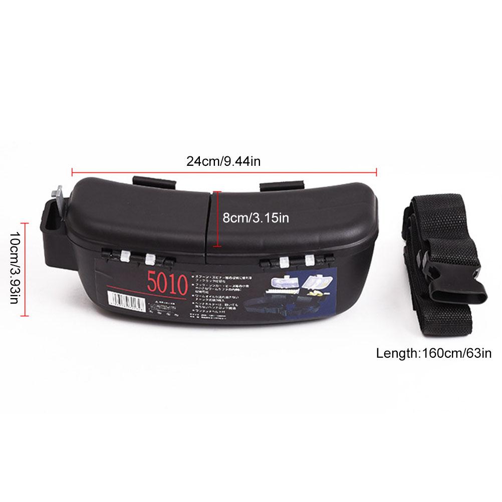 Multifunctional Waist Fishing Boxes Portable Luya Bait Lure Hook Tackle Box Fishing Toolbox Fishing