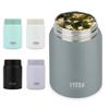 TYESO Vacuum Insulated Soup Jar, 280ml, Small, Lightweight, Compact, Convenient, Portable, Stainless Steel, Keeps Soup Hot or Cold, Wide Mouth Design,