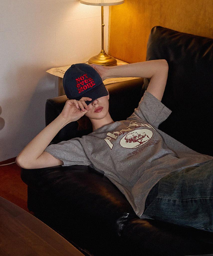 Nasibeunmoeo Point Line Ball Cap Navy