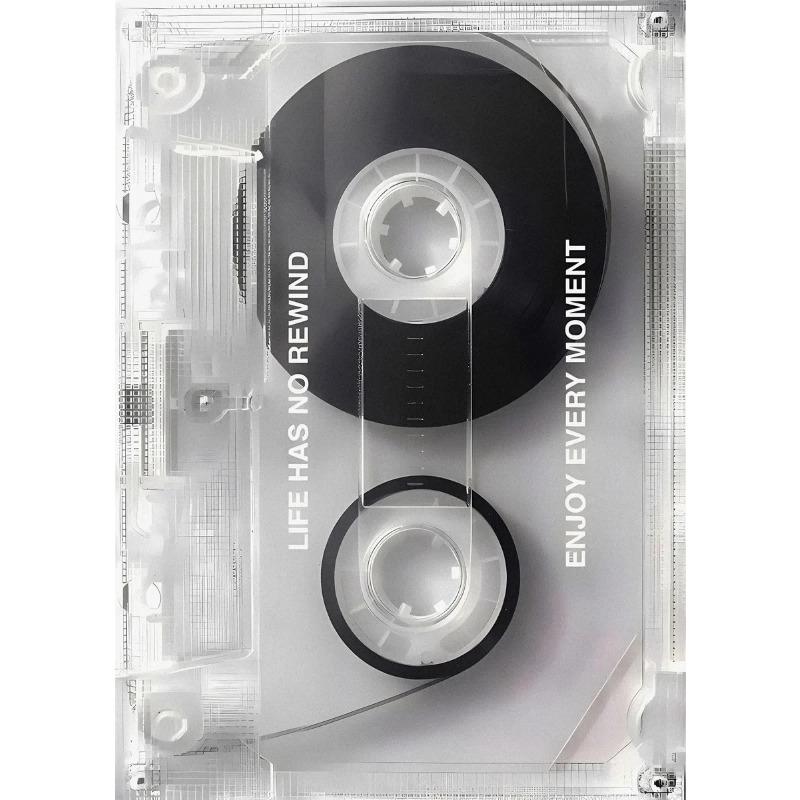 Funny Colourful Transparent Tape Cassette DJ Music Poster and Prints Canvas Printing Wall Art Picture for Living Room Home Decor