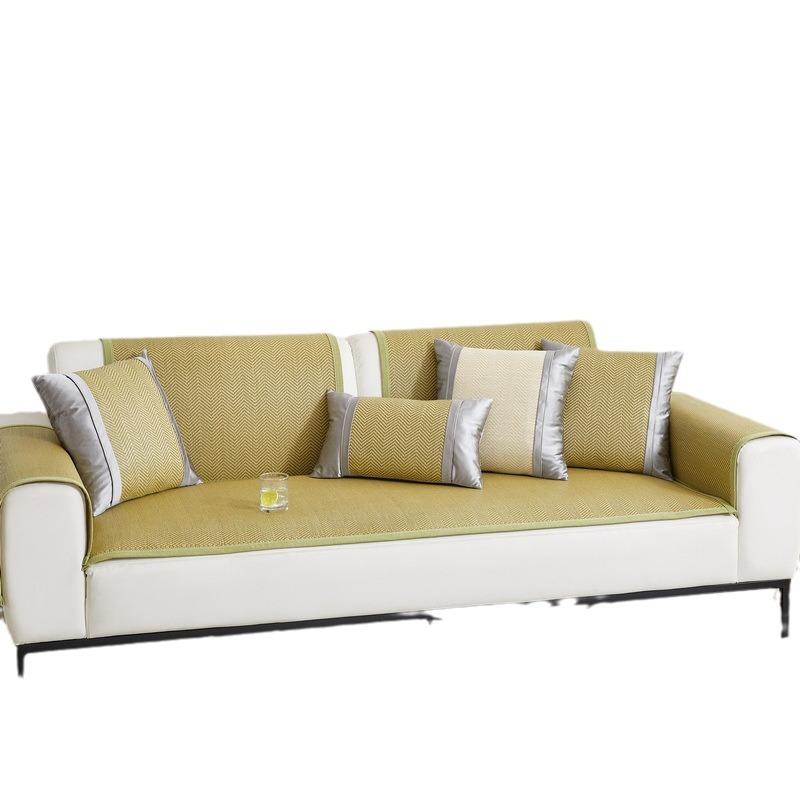 Summer Rattan Mat Sofa Cushion Mat Mat Anti-slip Summer Simple Ice Silk Mat Sofa Cover Cover Seat Cushion