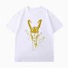 Marvel Loki Odison Super Cool Printed T-Shirt Summer New Men's and Women's American Large Size Loose Casual Trend Short Sleeve