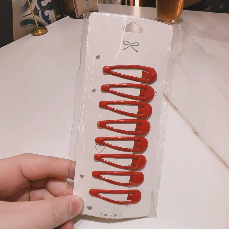 8pcs Leopard Print Hair Clips for Women Girls Geometric Cute Star BB Clips Bangs Hairpins Y2K Clips Headdress Hair Accessories