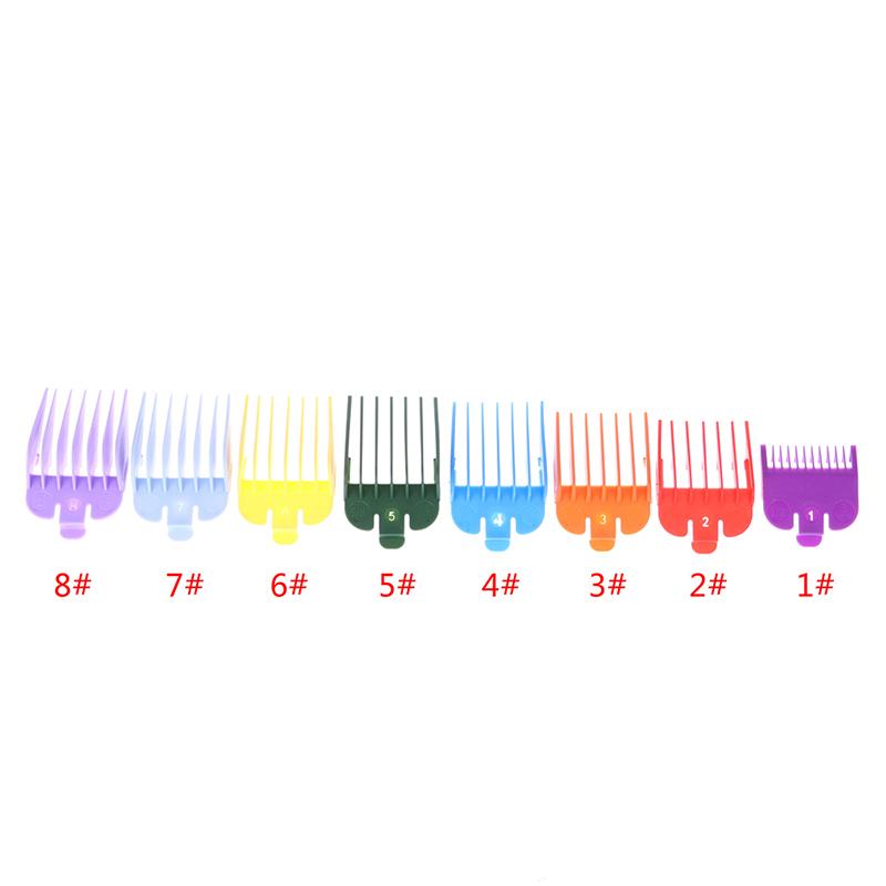 💰Kjøp 8Pcs/Set Hair Clipper Cutting Guide Comb Guards Limit Comb Tool ...