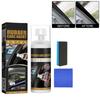 100ML Car Rubber Care Agent Renewal Polishing Spray With Sponge Towel Car Cleaner Sponge Set