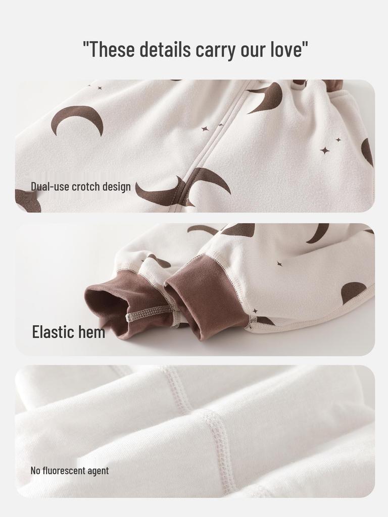 Girls' Baby Cotton Sweatpants - Thin, Casual, Versatile, Perfect for Toddlers in Autumn and Winter Sports.