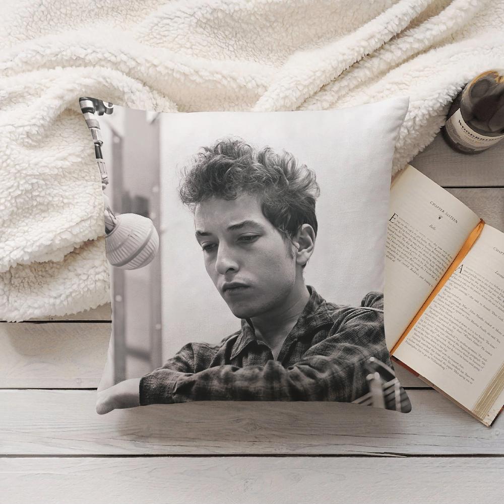 Singer Bob Dylan Pillow Case Home Decoration Cushion Cover Suitable For Bedroom Car Office Sofa