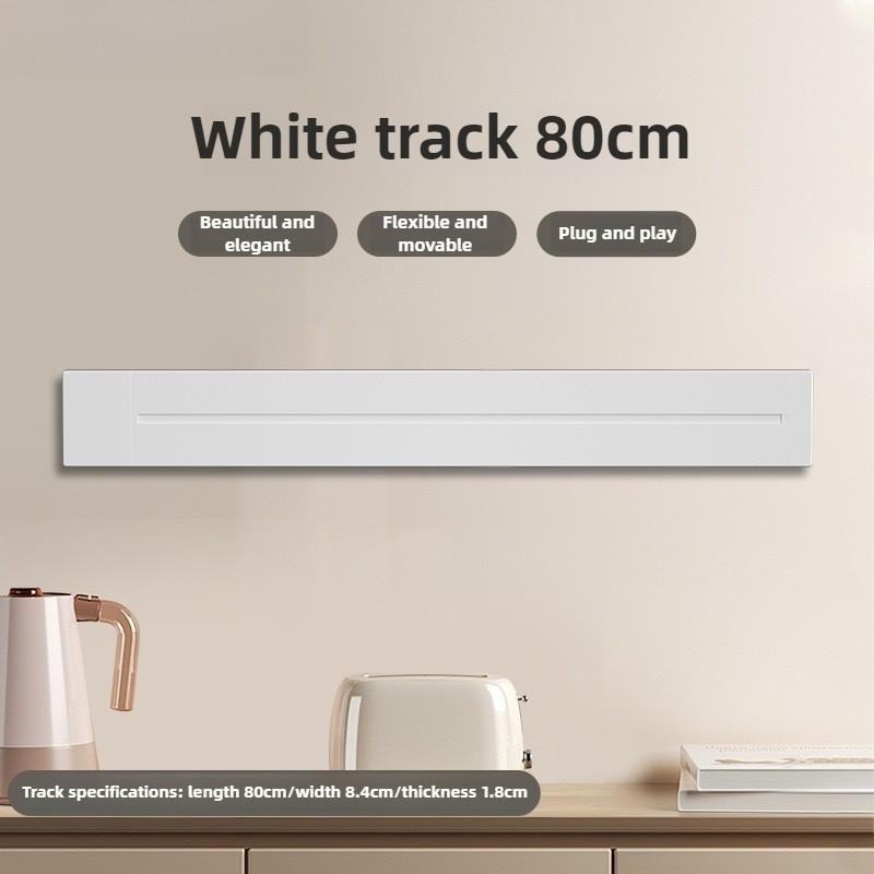 Multi-way Plug Movable Track Power Socket Adapter Wall Power Sliding Rail Socket Home Kitchen Appliances
