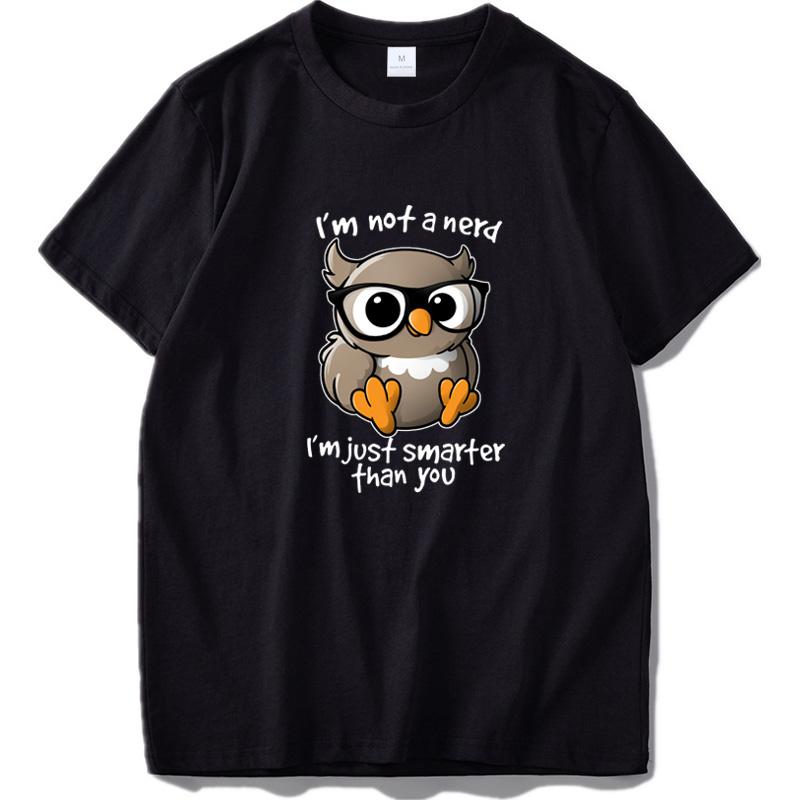 I M Not A Nerd T Shirt Cute I Just Smarter Than You Kawii Animal Tops