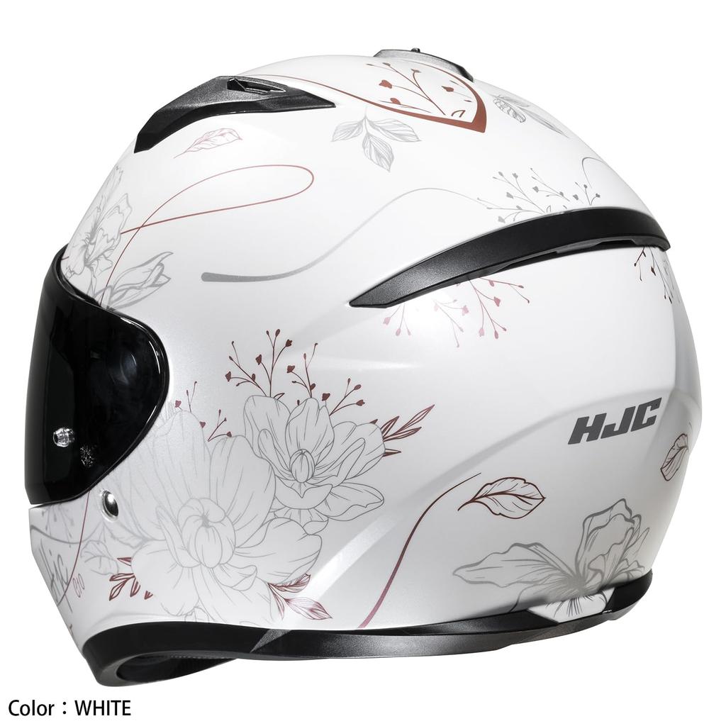 HJC HELMETS C10 Epic Full Face Motorcycle Helmet with Ventilation and Internal Detachable Fit, HJH237 BLACK, Size L (58-59cm)