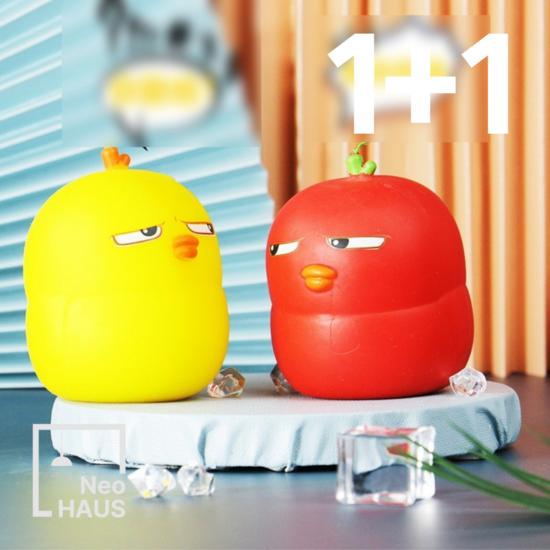 Неохаус Ваби (желтый) и Фиби (красный) кукла-мяч для снятия стресса игрушка на руку — фото 2