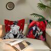 Anime Chainsaw Man Poszewka na poduszkę Poduszka Poszewka na poduszkę Pokój dzienny Sofa Wystrój domu Spersonalizowana