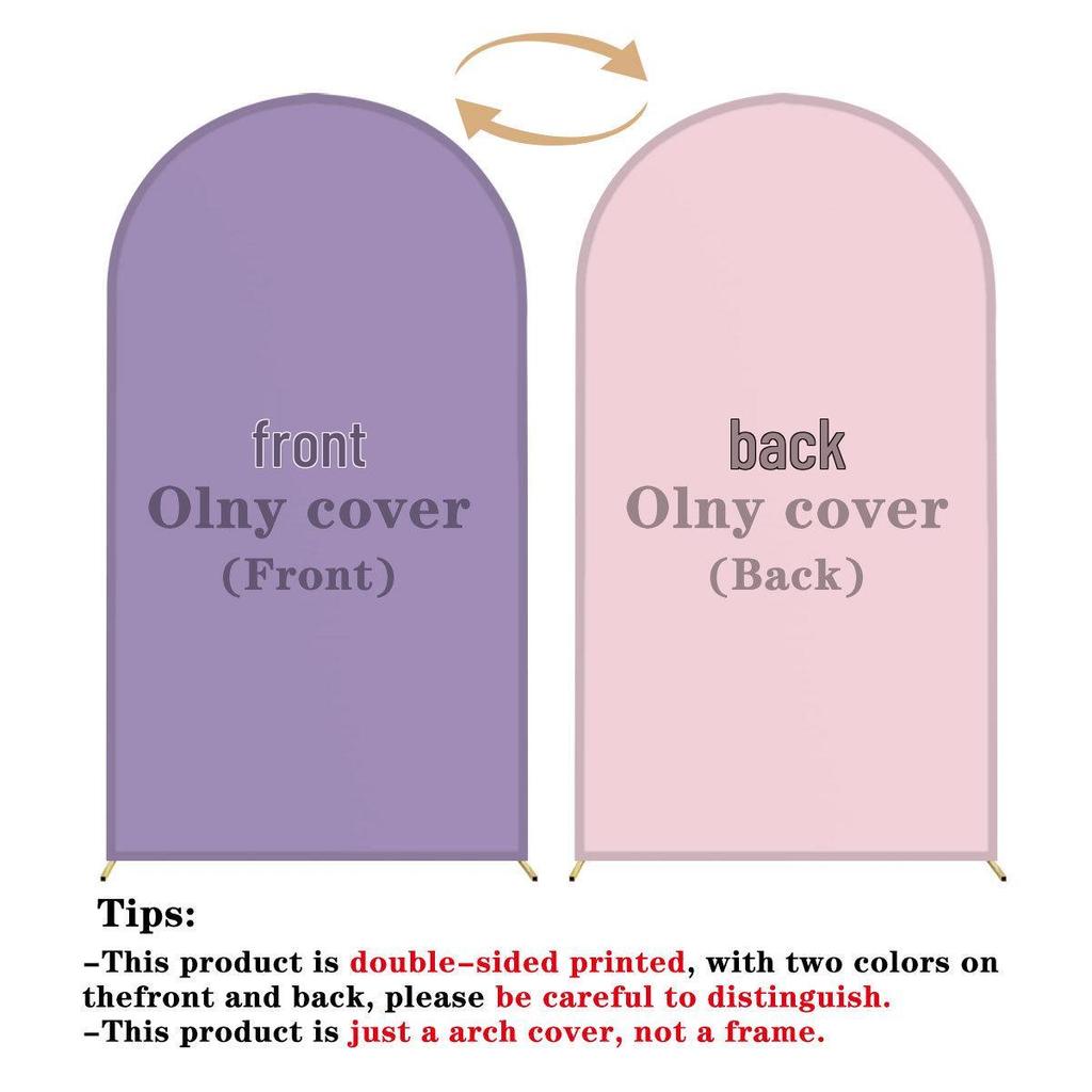 Two-Color Arch Cover Festival Balloons & U-Shaped Background Cloth Party Decoration