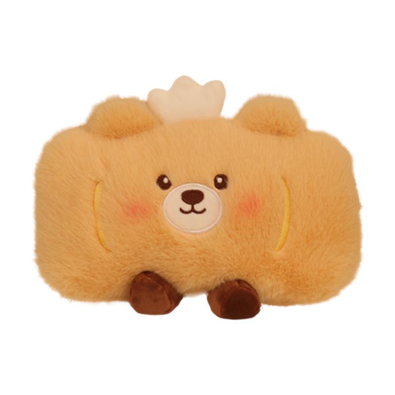 

New creative doll 8 inch baking bread bear plush toy doll cute ornament doll 8 inch