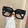 New Anti Blue Light Blocking Glasses Frames Women Retro Oversized Square Eyeglasses Men Gaming Computer Eyewear Optical Frame